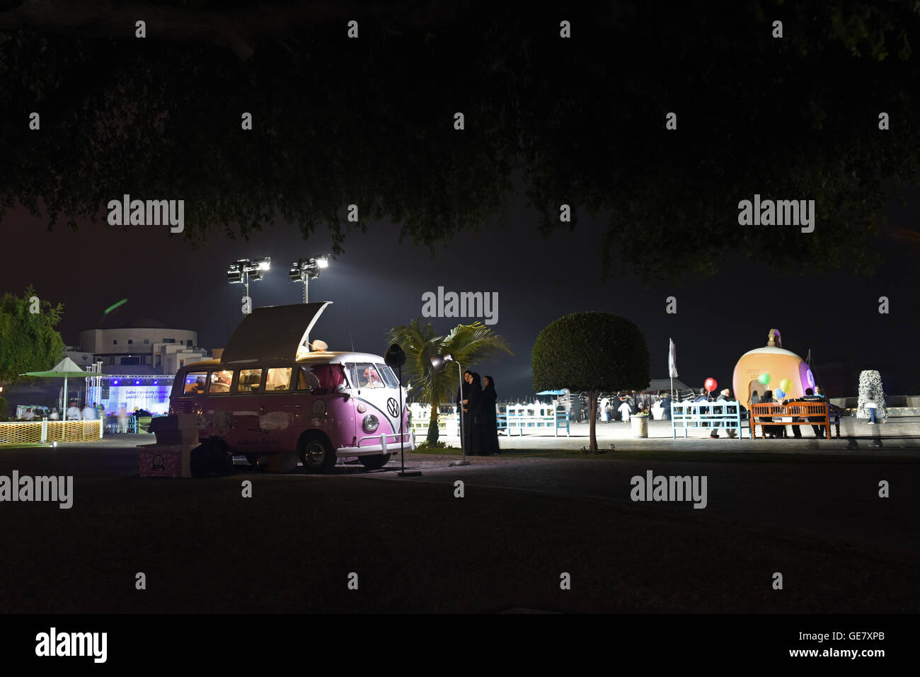 Food Truck At Katara Winter Festival Stock Photo 112042067