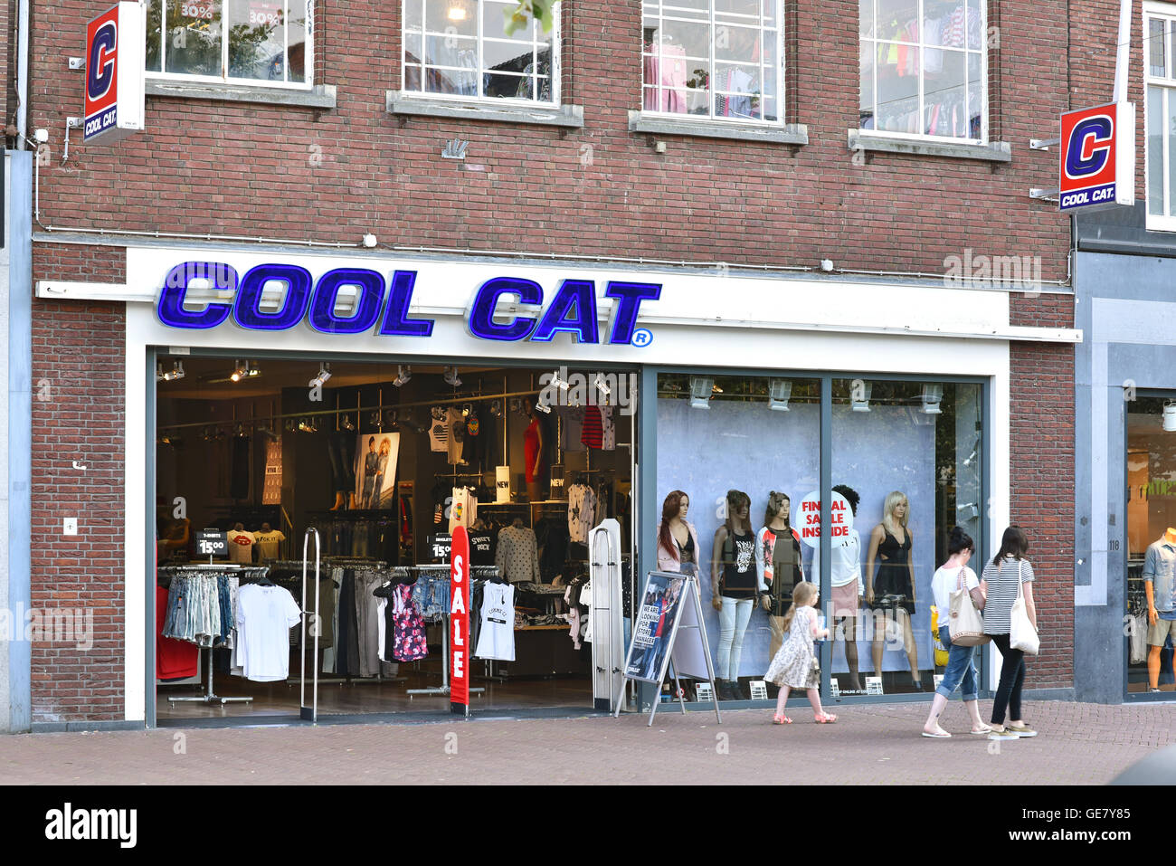 Branch of CoolCat youth Fashion stores Stock Photo