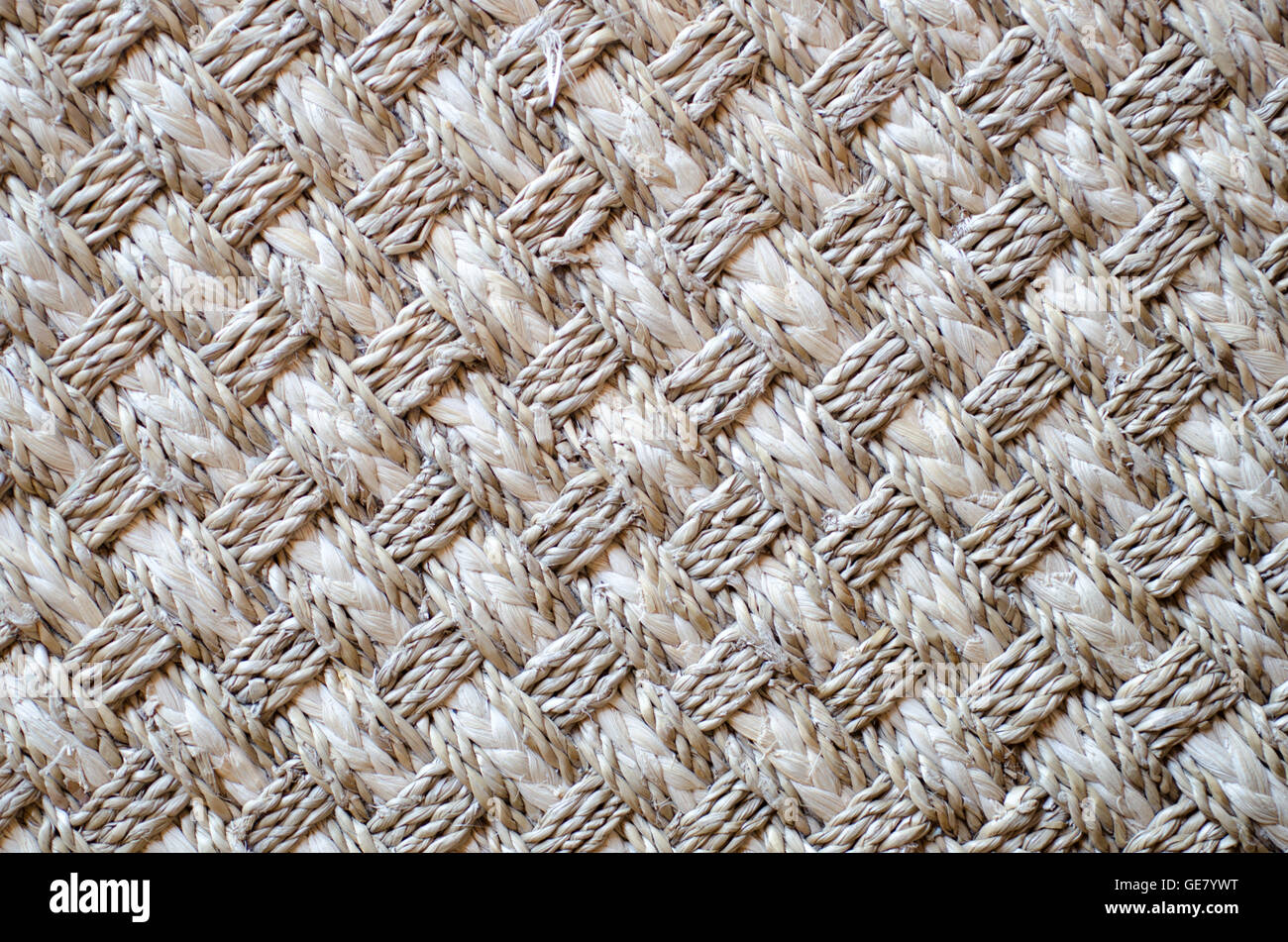 Close up of the pattern from a woven carpet Stock Photo