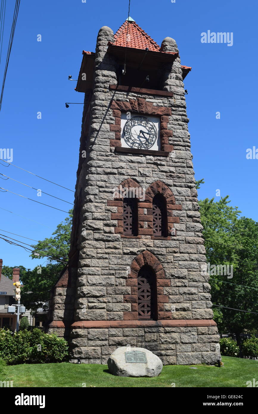 Village Clock Tower Stock Photo Alamy