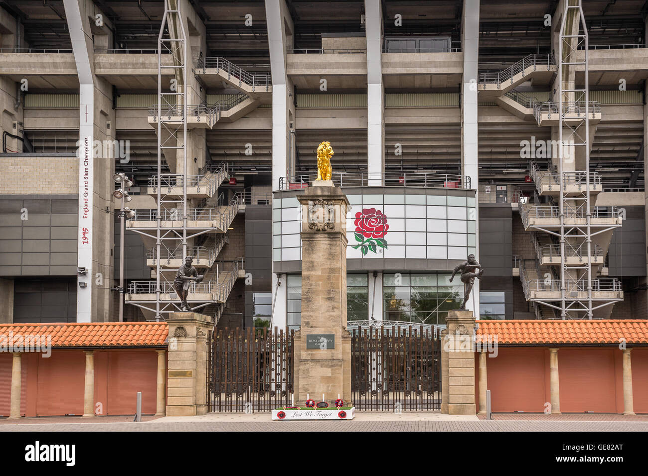 Twickenham Stadium in south west London Stock Photo