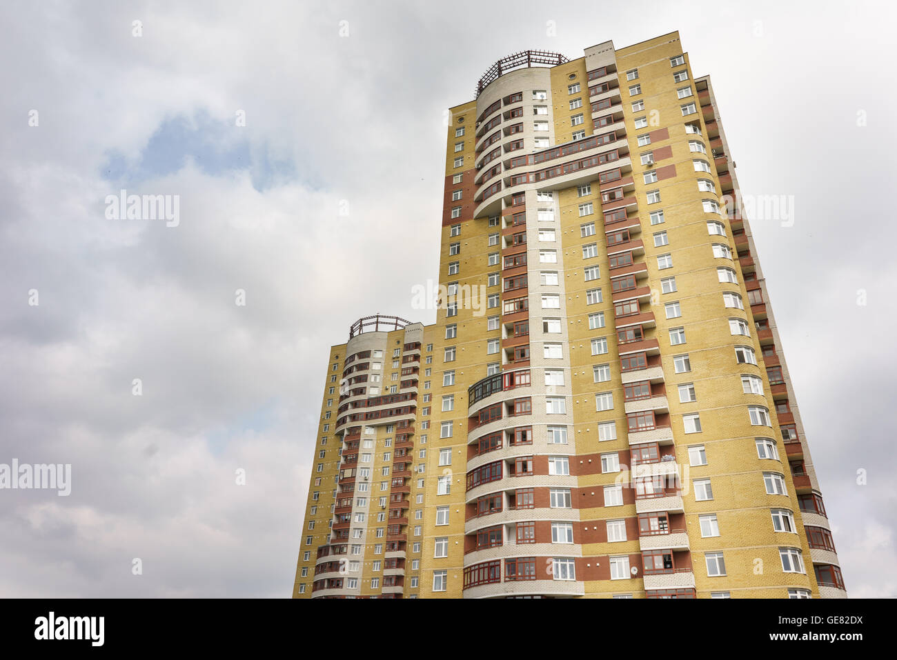 Hi-rise condominiums of Yekaterinburg, Russia Stock Photo