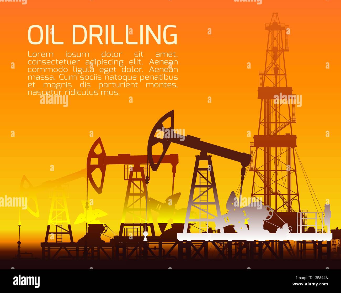 Drilling Rig Raster Image Drilling rigs hi-res stock photography and images - Alamy