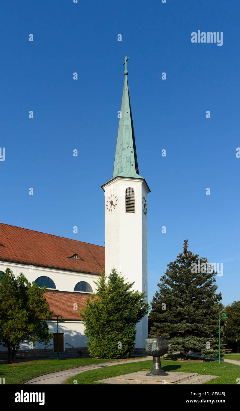 Guntramsdorf: church Jakobuskirche, Austria, Niederösterreich, Lower Austria, Wienerwald, Vienna Woods Stock Photo