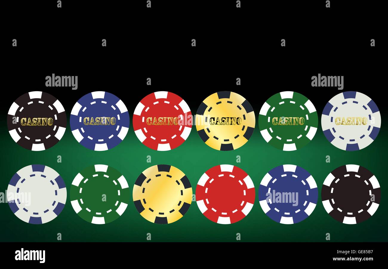 Poker chips set Stock Vector Image & Art Alamy