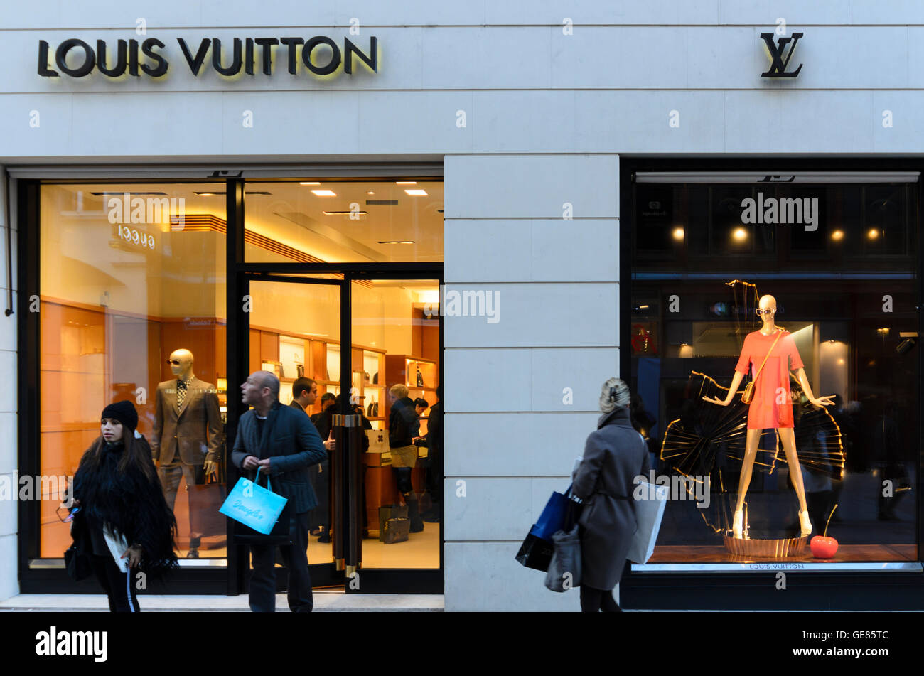 Louis Vuitton shop in Vienna, Austria Stock Photo - Alamy