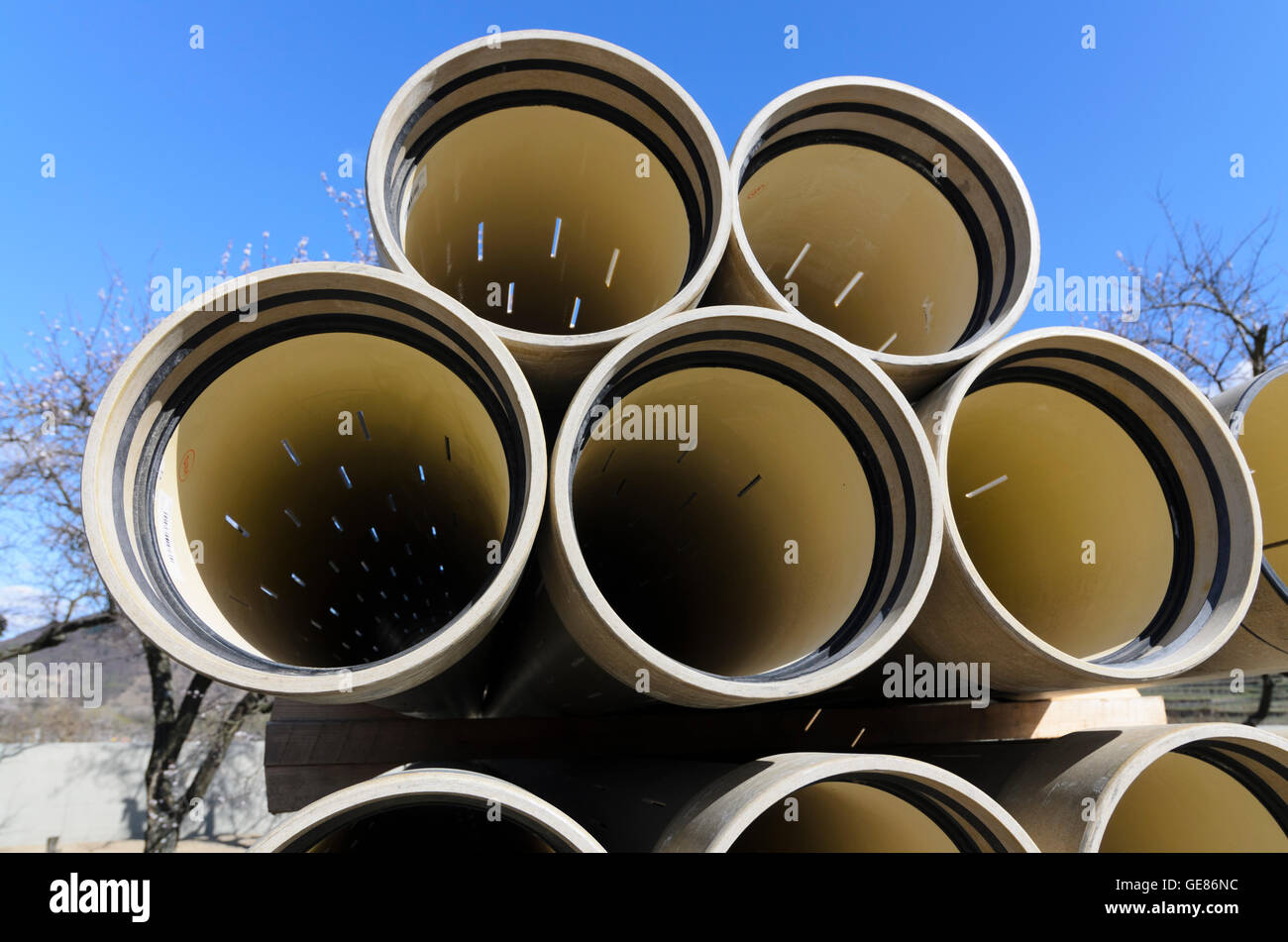 Drainage pipes made glass fiber hires stock photography and images Alamy