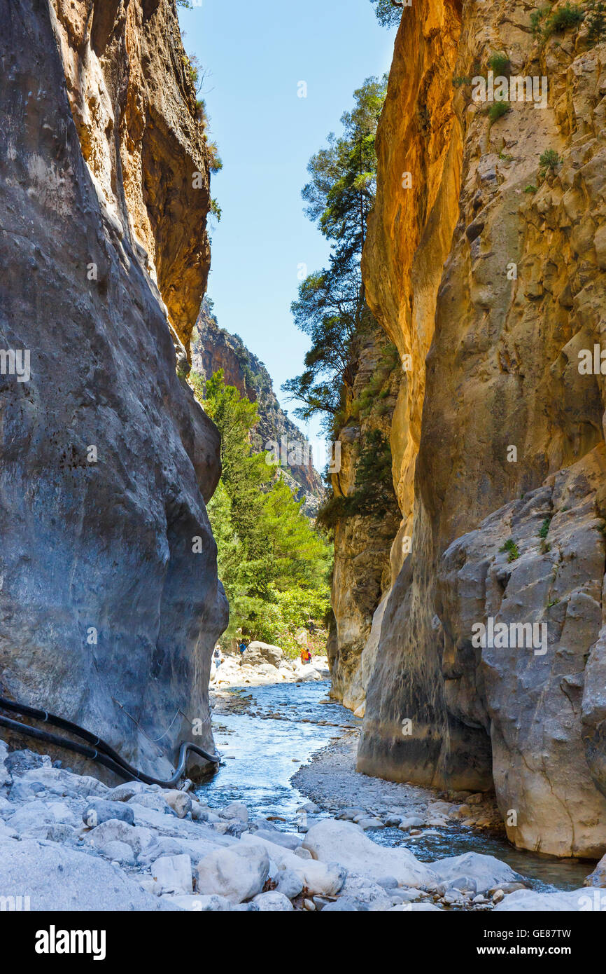 Samaria Gorge on Crete, Grece Stock Photo - Alamy