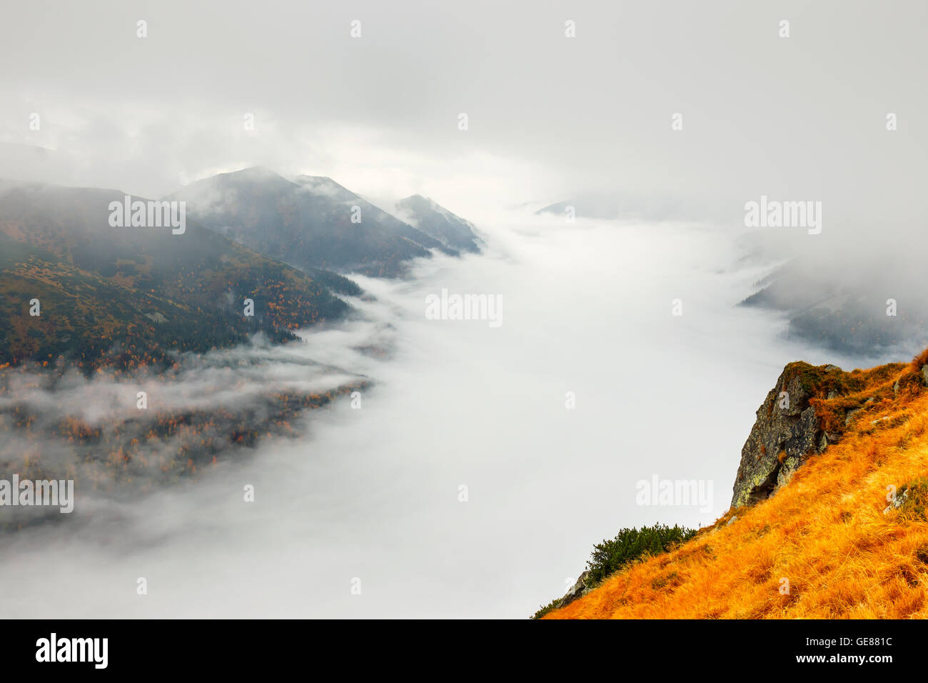 Clouds around Red Peaks, Tatra Mountains, Poland Stock Photo - Alamy