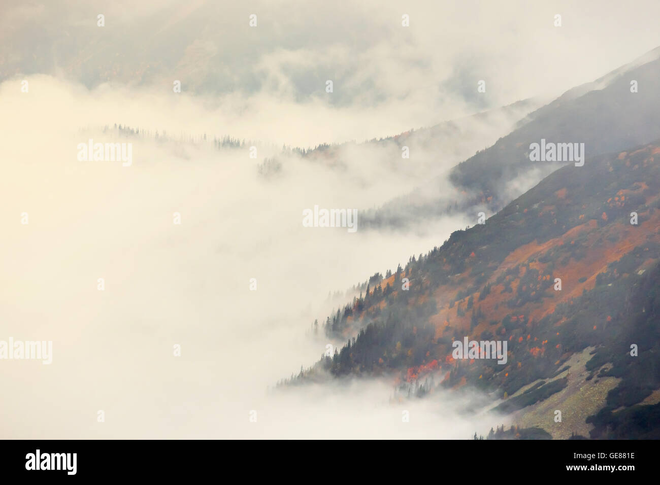 Clouds around Red Peaks, Tatra Mountains, Poland Stock Photo - Alamy