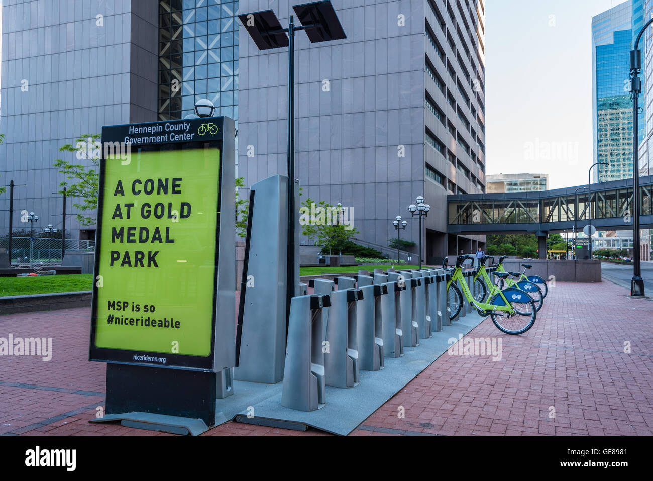 Nice Ride at Minneapolis Government Plaza Stock Photo Alamy