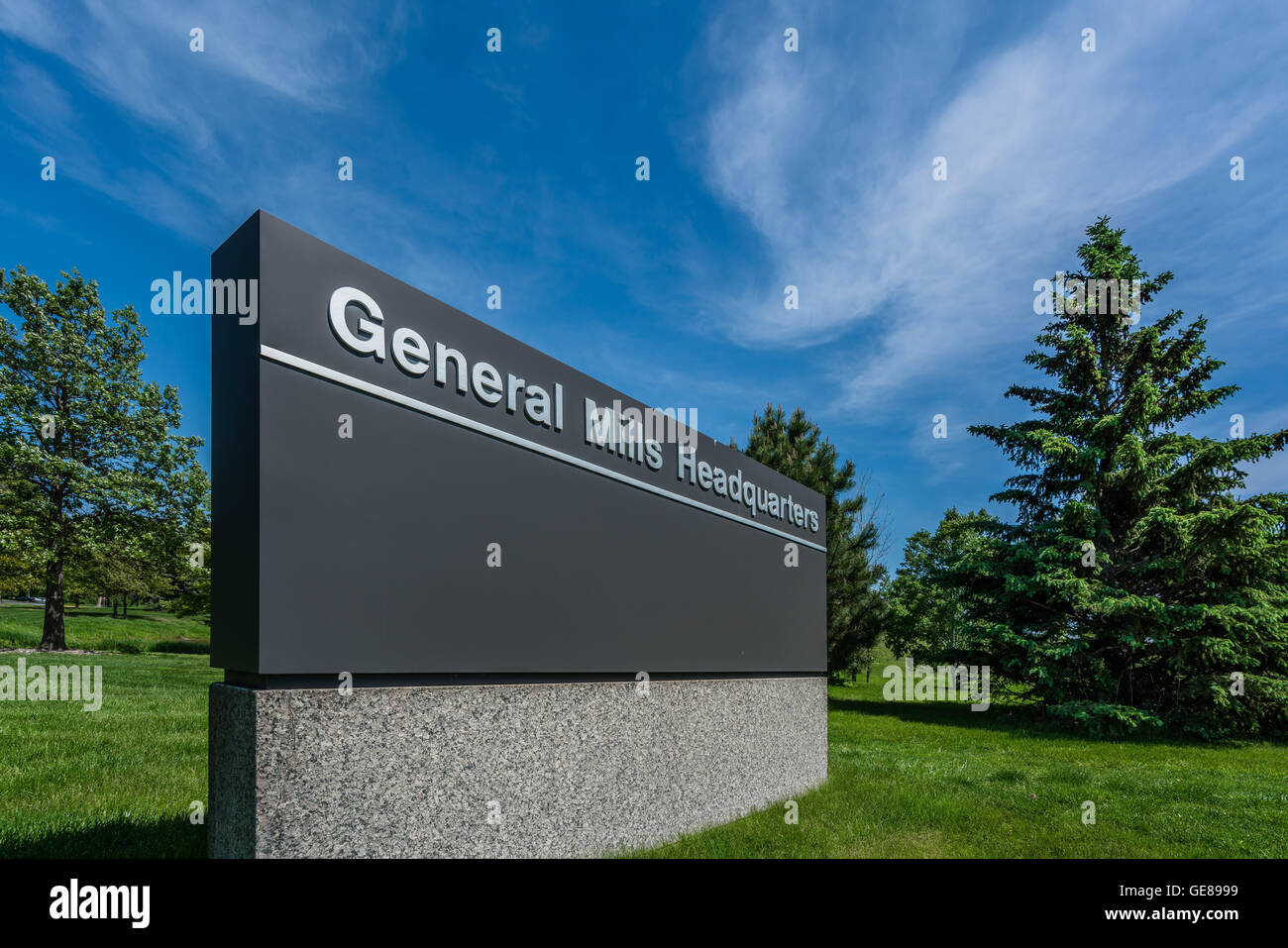 General Mills Corporate Headquarters Sign Stock Photo Alamy