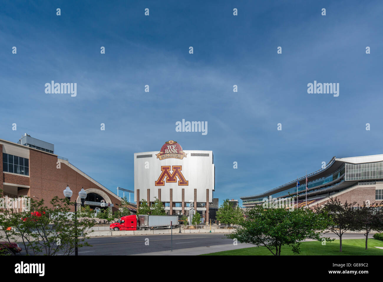 TCF Bank Stadium University of Minnesota Gophers Stock Photo Alamy