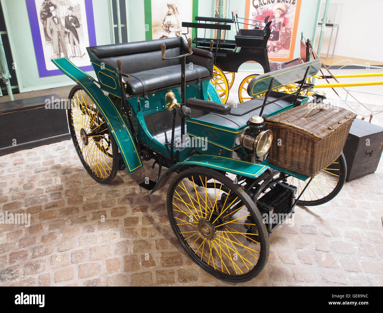 The 1891 Peugeot Type 3 Vis is an early automobile from Peugeot ...
