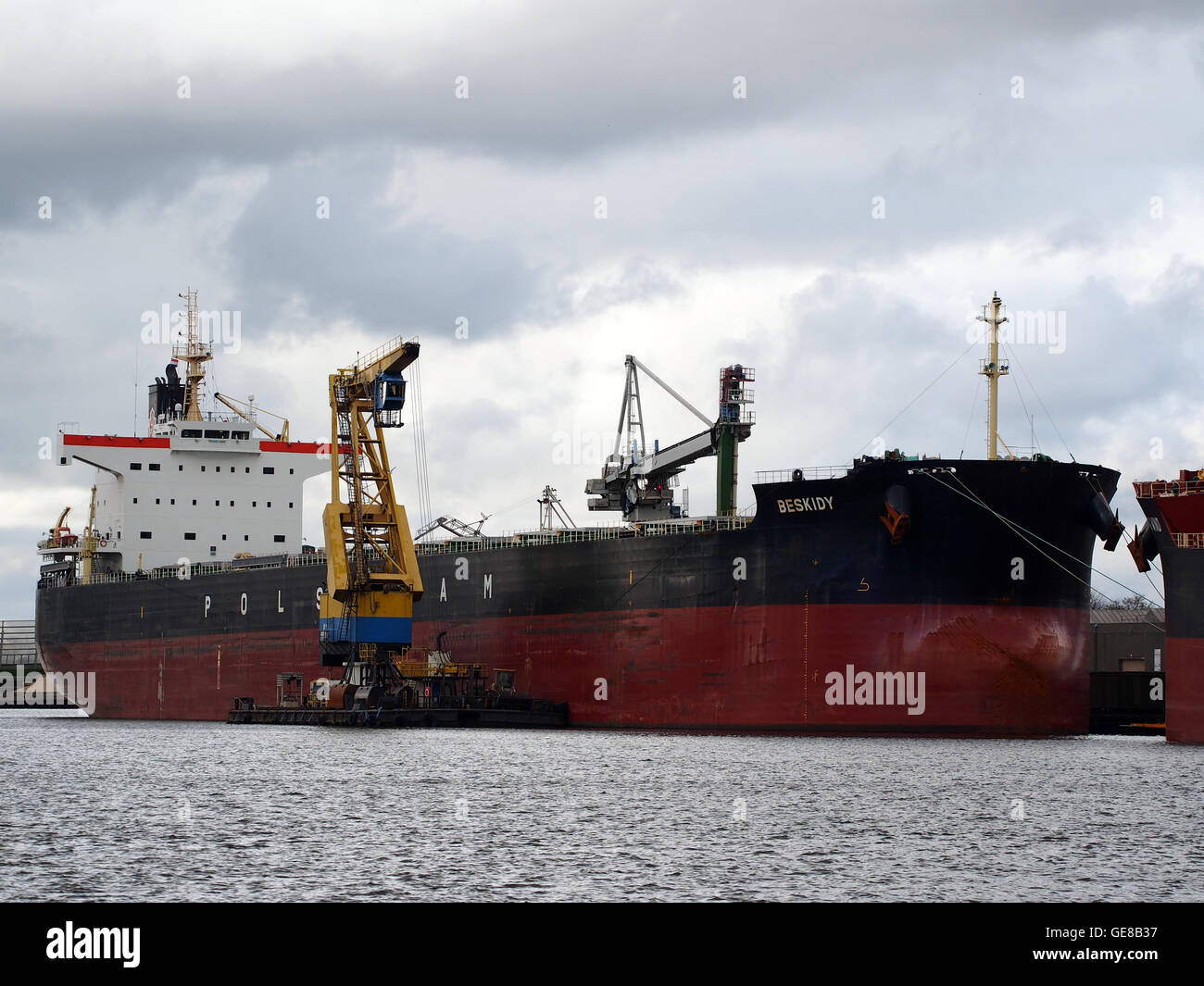 Beskidy (ship, 2013) IMO 9582958 Port of Amsterdam Stock Photo