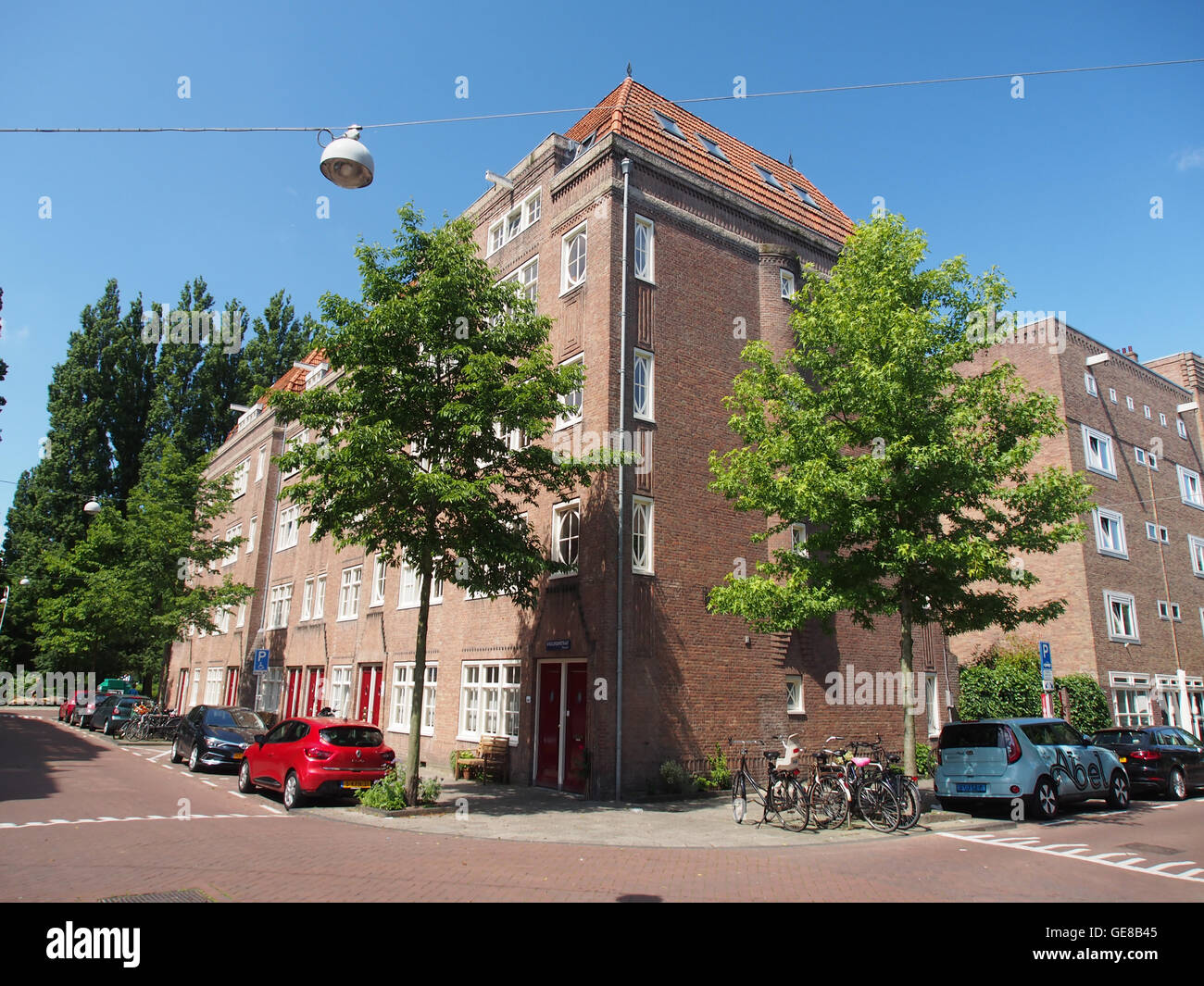 Netherlands the image depicts urban street layout hi-res stock ...