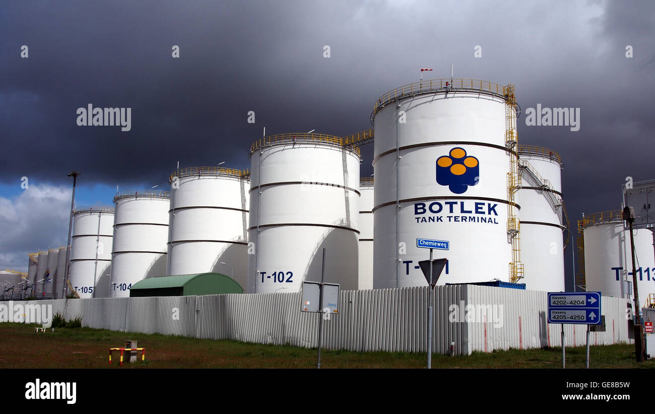 Botlek Tank Terminal, Port of Rotterdam pic1 Stock Photo