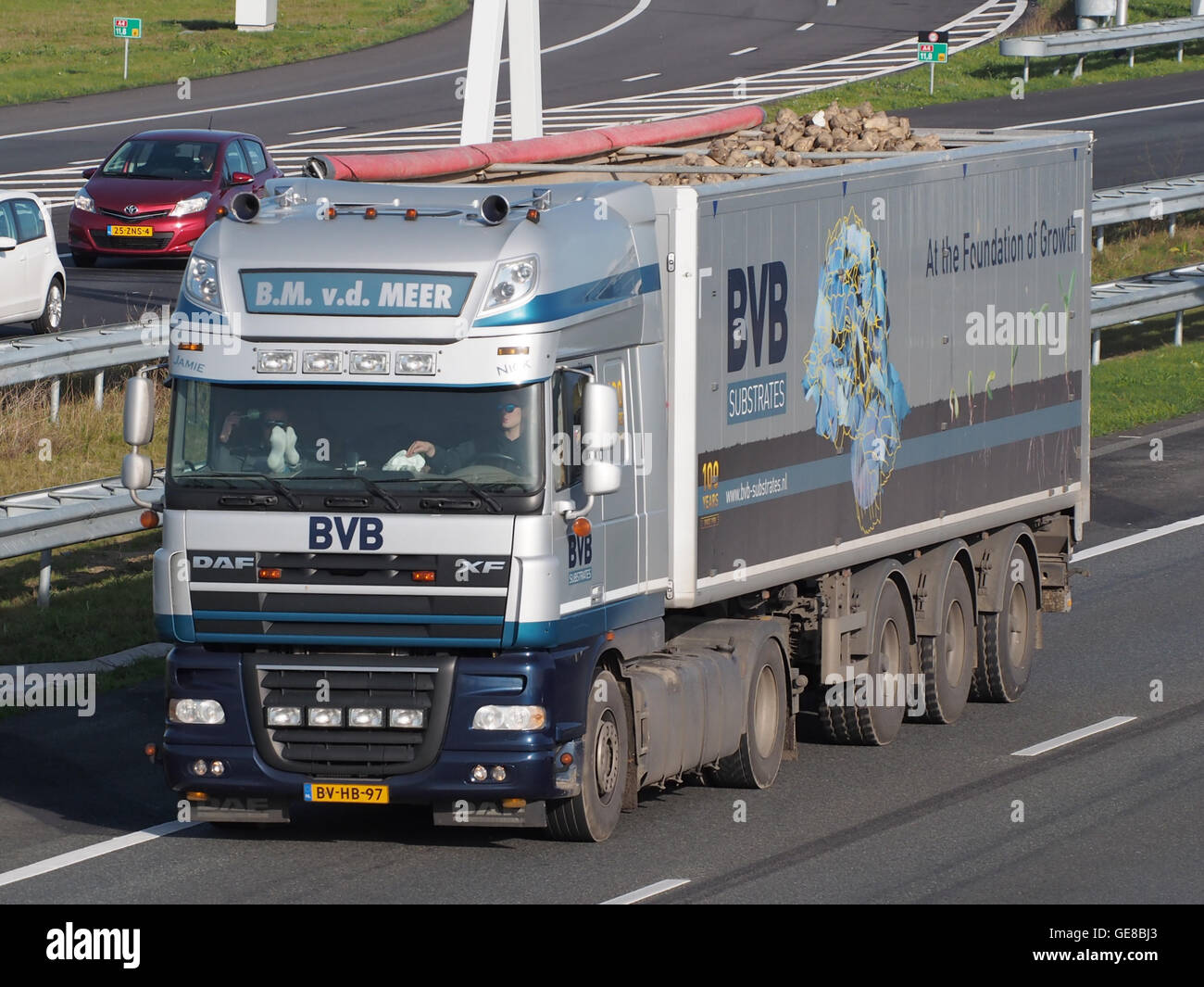DAF FX, BM vd Meer, BVB pic2 Stock Photo
