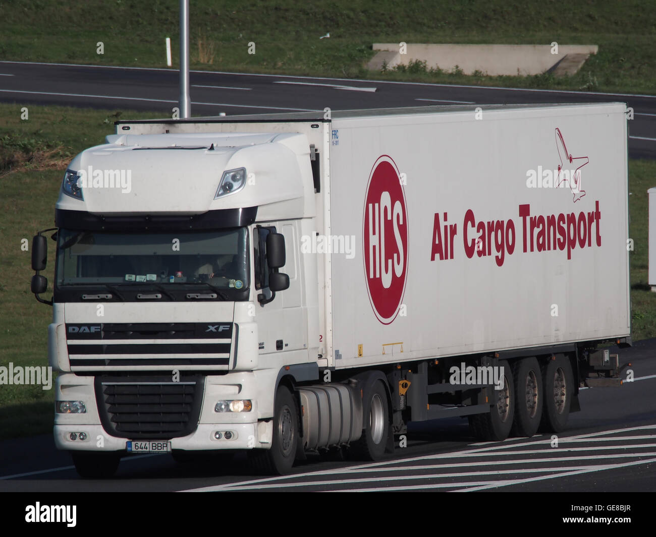 DAF XF, HCS Air Cargo Tarnsport, pic1 Stock Photo