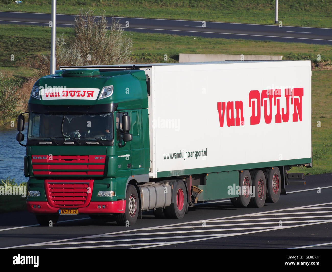 DAF XF, van Duijn transport Stock Photo