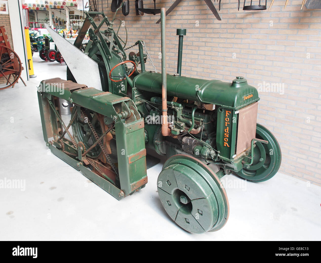 Fordson tractor in het MUSEUM voor NOSTALGIE en TECHNIEK, Dorpsstraat 38, Langenboom pic1 Stock Photo