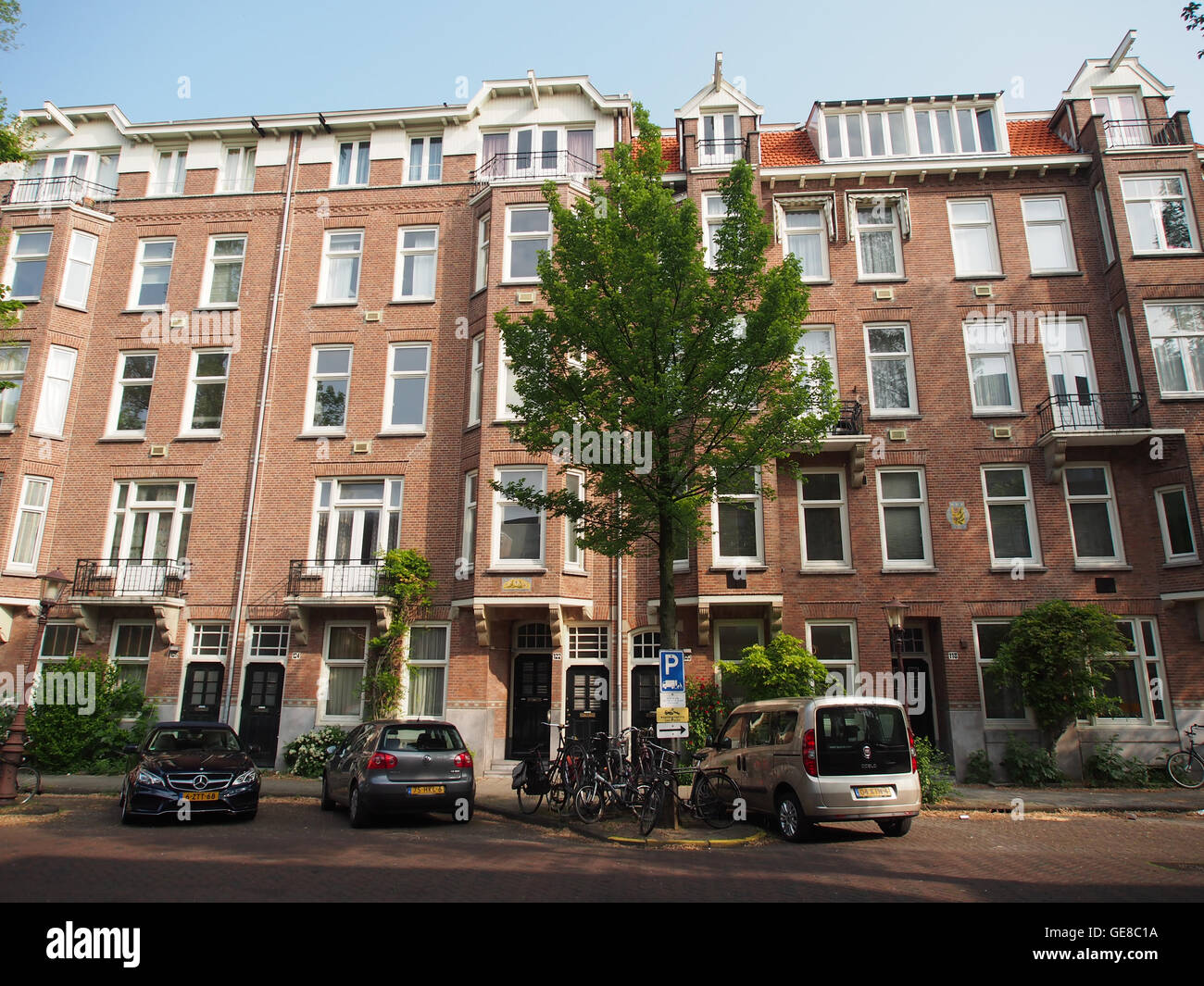 Frans van Mierisstraat 126-118 Stock Photo