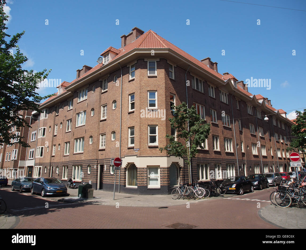 Hembrugstraat 44 en hoger, hoek Houtrijkstraat pic1 Stock Photo