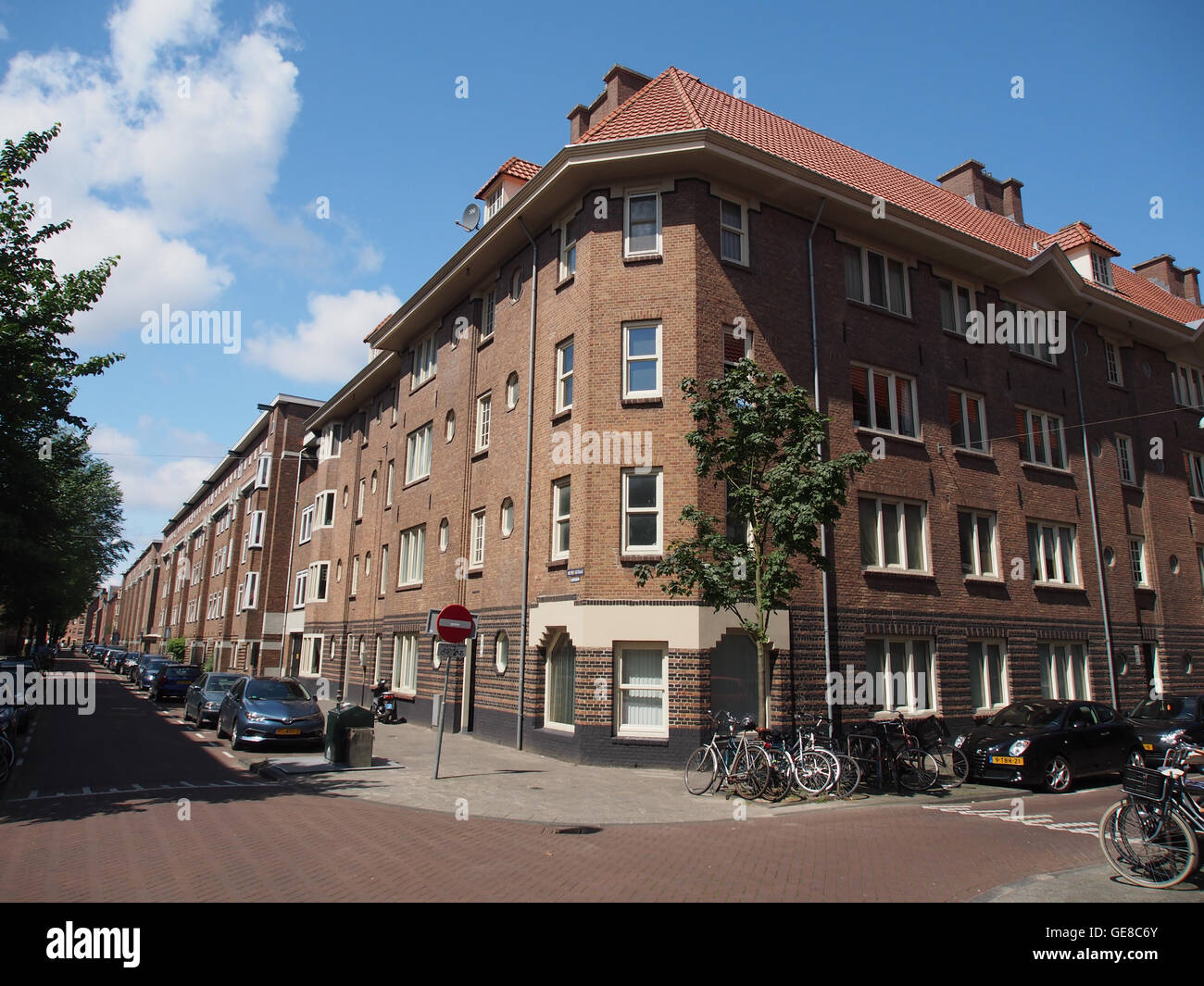 Hembrugstraat 44 en hoger, hoek Houtrijkstraat pic2 Stock Photo