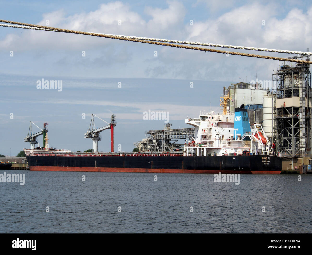 Hong Fu (ship, 2009) IMO 9548550 Port of Amsterdam pic1 Stock Photo