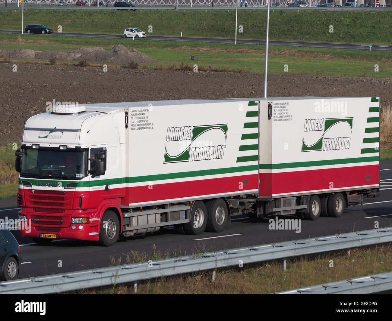 R500 Scania, Lamers Transport Stock Photo