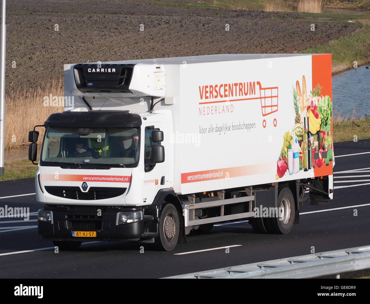 This image shows the Renault 320, likely a vehicle or piece of equipment associated with Verscentrum Nederland. The image highlights the design and structure of this particular model, demonstrating its functionality and use in various operations. Stock Photo