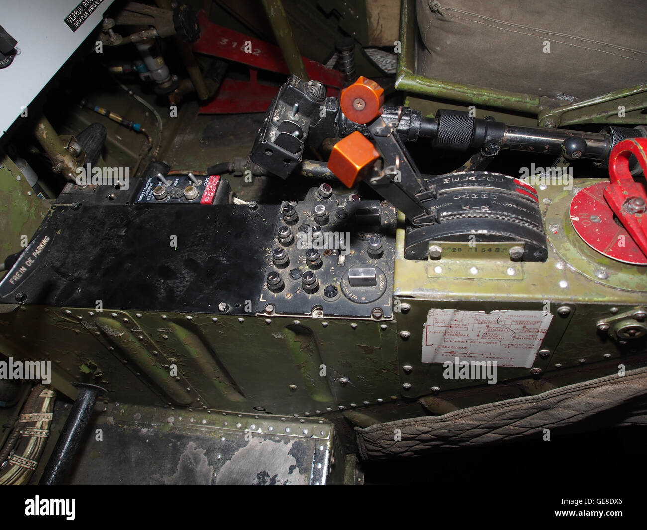 SA59,68-DK Sud Aviation H-34A Choctaw (SA59) cockpit, pic3 Stock Photo ...