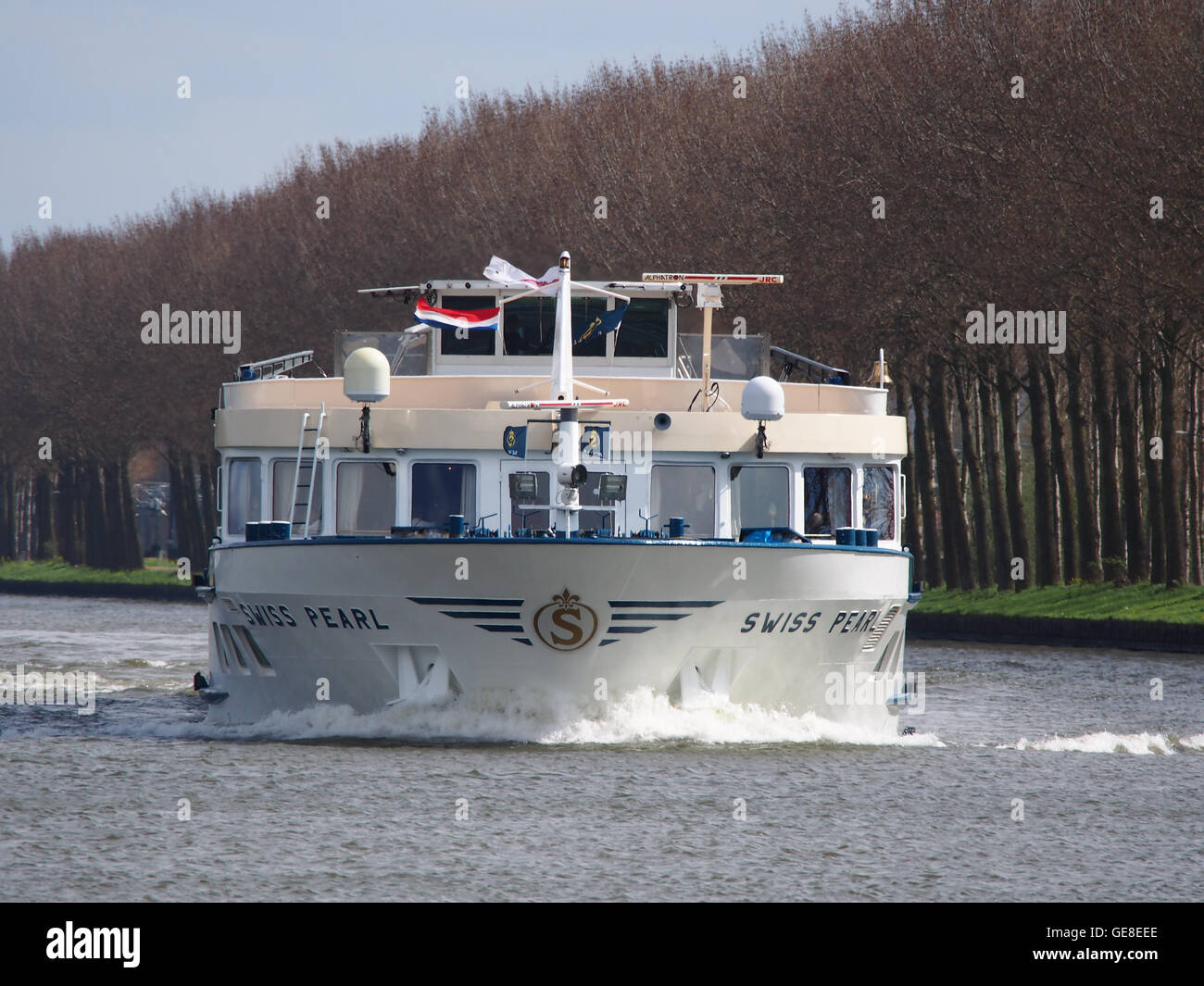 Swiss Pearl (ship, 1993) Amsterdam Rijnkanaal pic4 Stock Photo