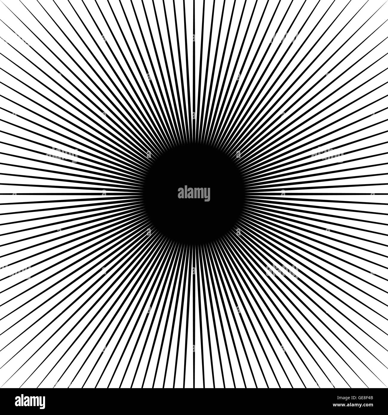 Radiating lines starburst pattern. Radial rays, beams Stock Vector ...