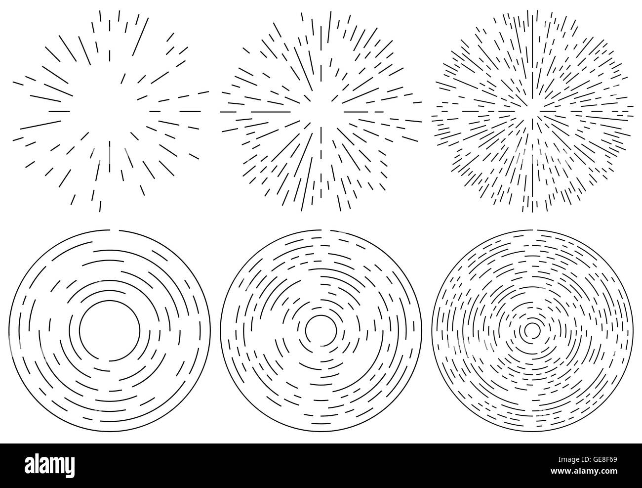 Set random dynamic lines hi-res stock photography and images - Alamy