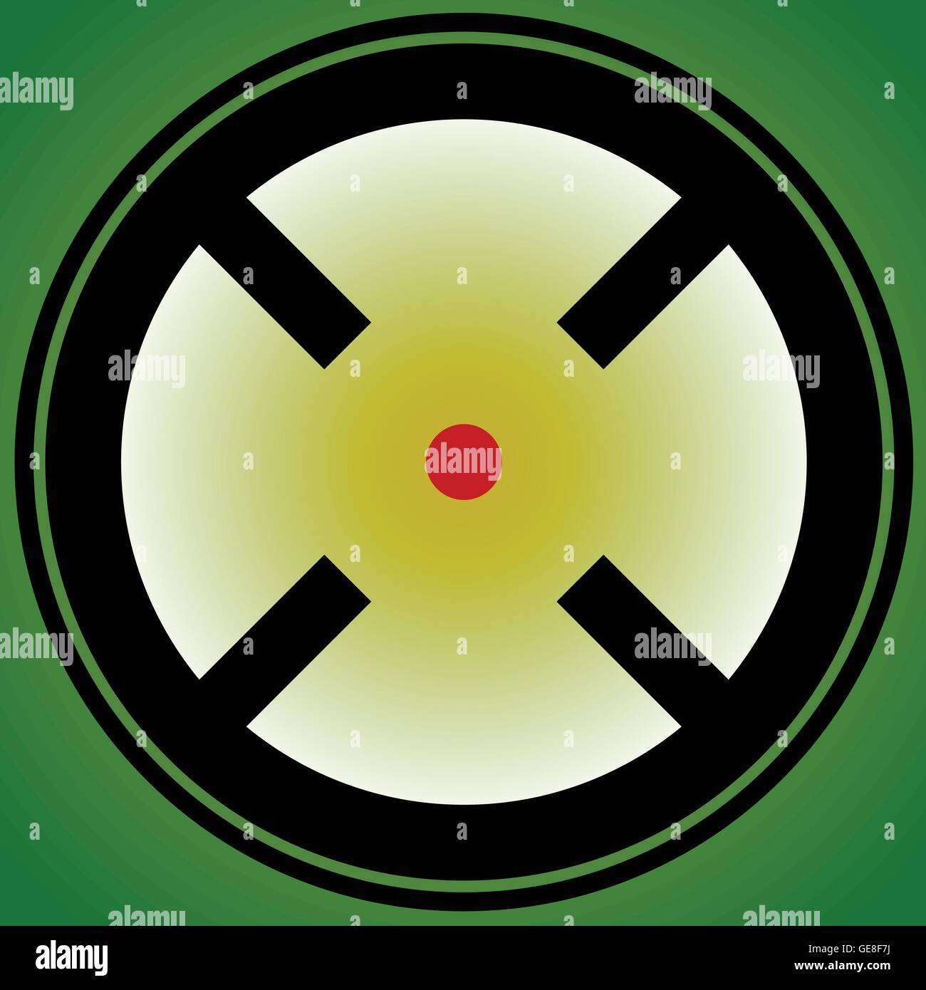 Target mark, reticle, crosshair icon for focus, accuracy, targeting ...