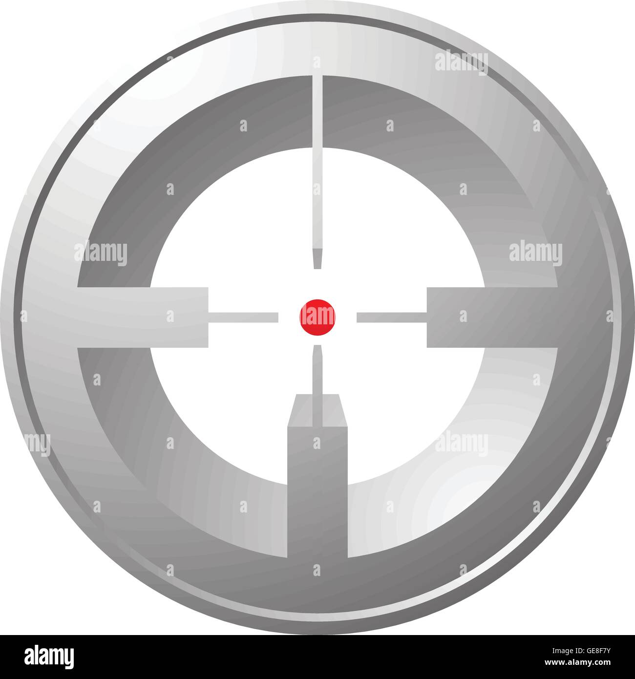 Target mark, reticle, crosshair icon for focus, accuracy, targeting ...