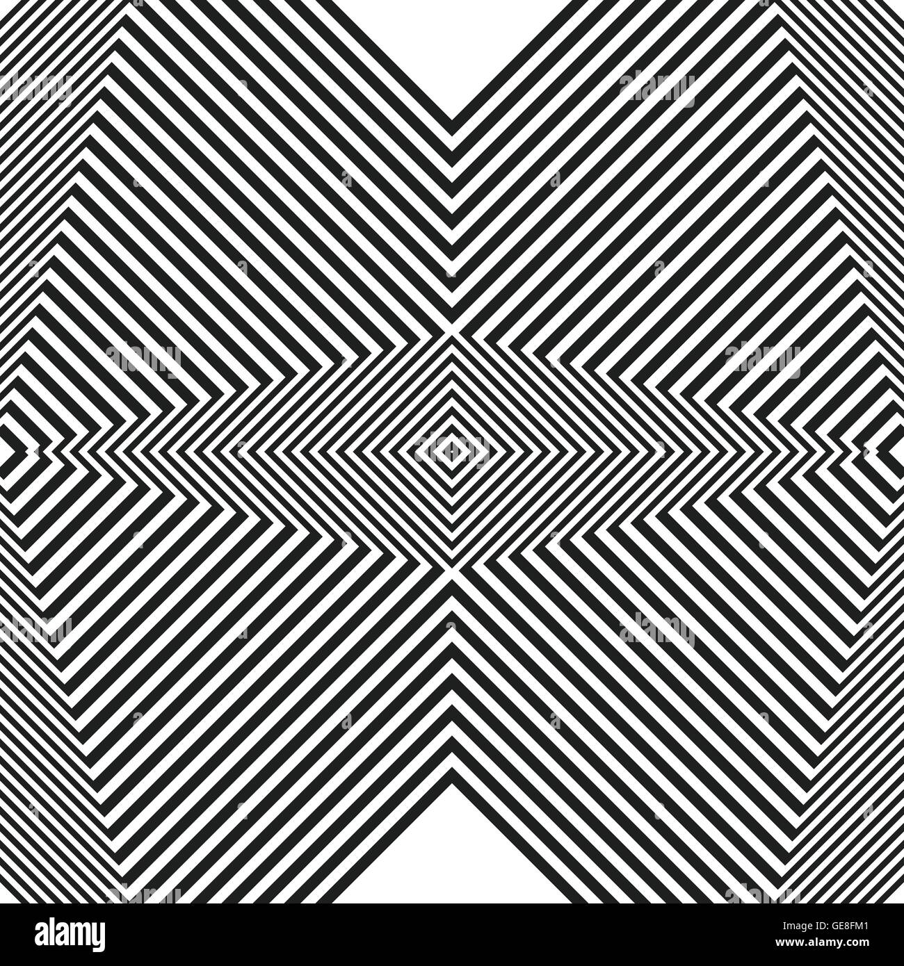 Vector seamless bw square lines hi-res stock photography and images - Alamy
