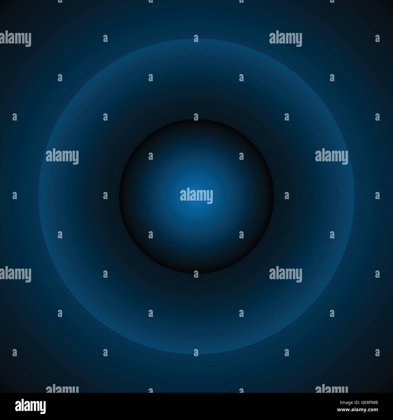 Glowing circle with transparency. Faded light effect. Emission ...