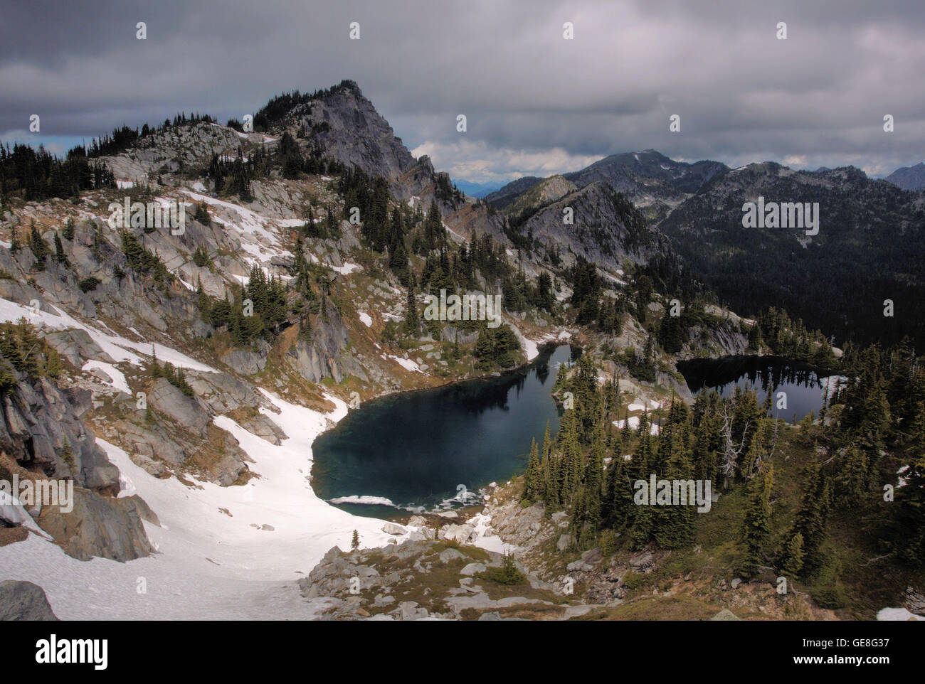 Near Granite Mountain Alpine Lakes Wilderness Stock Photo