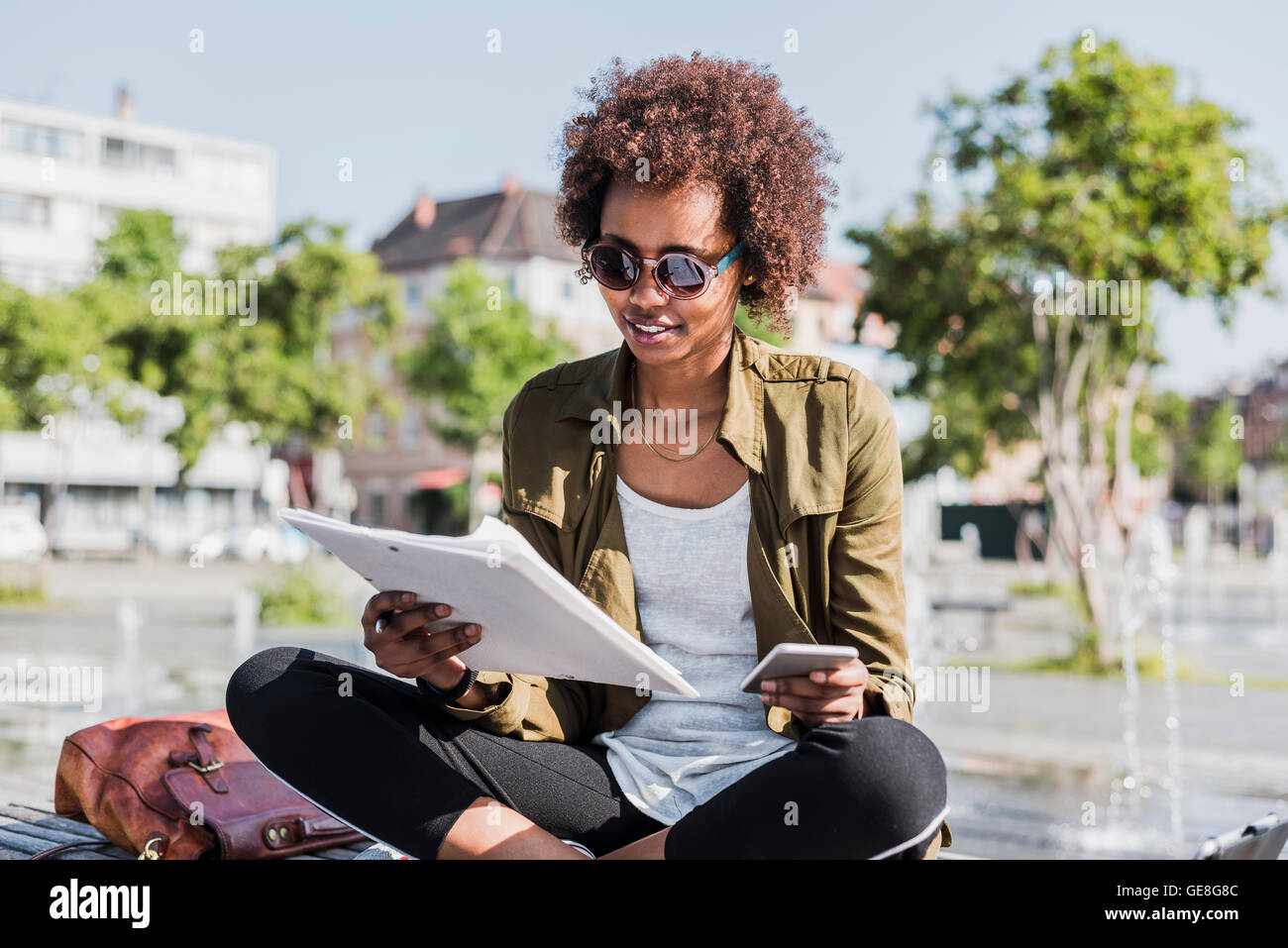 African woman working leather hi-res stock photography and images - Alamy