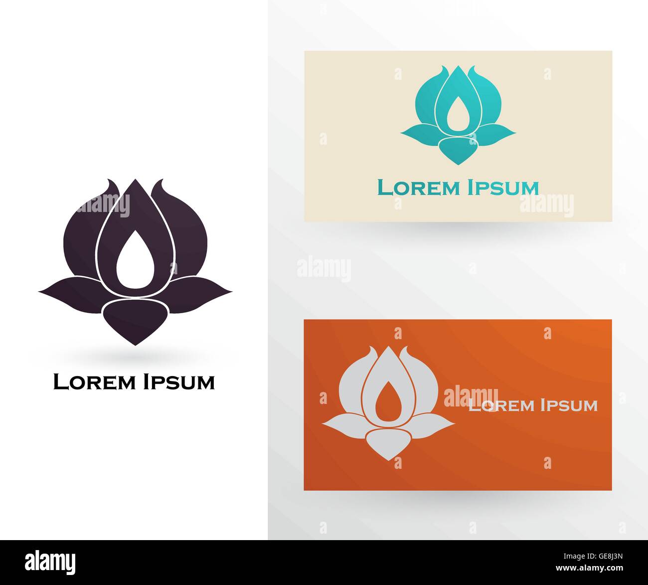 Logo vector design elements with business card template Stock Vector ...