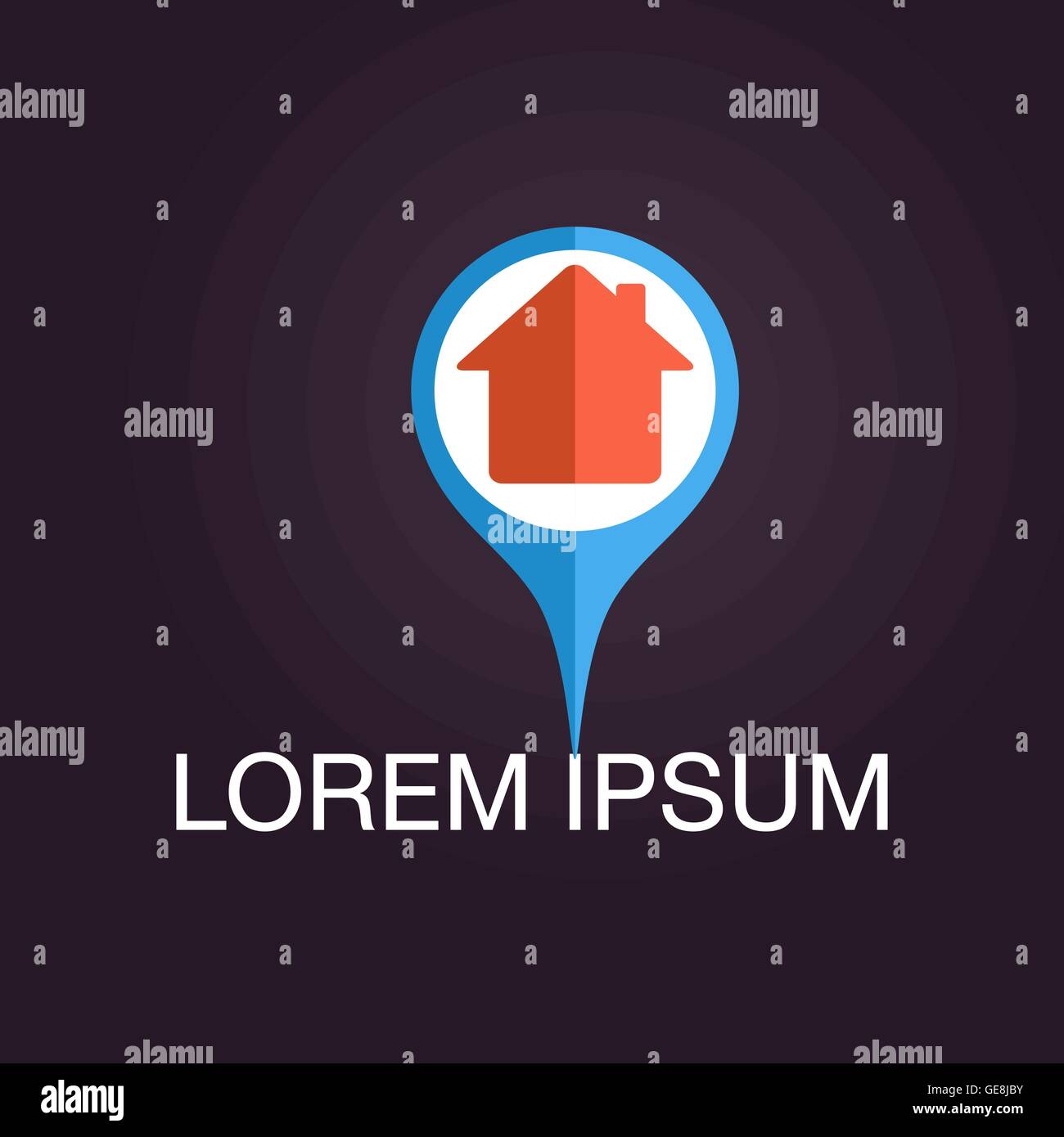 Real estate vector logo Stock Vector Image & Art - Alamy