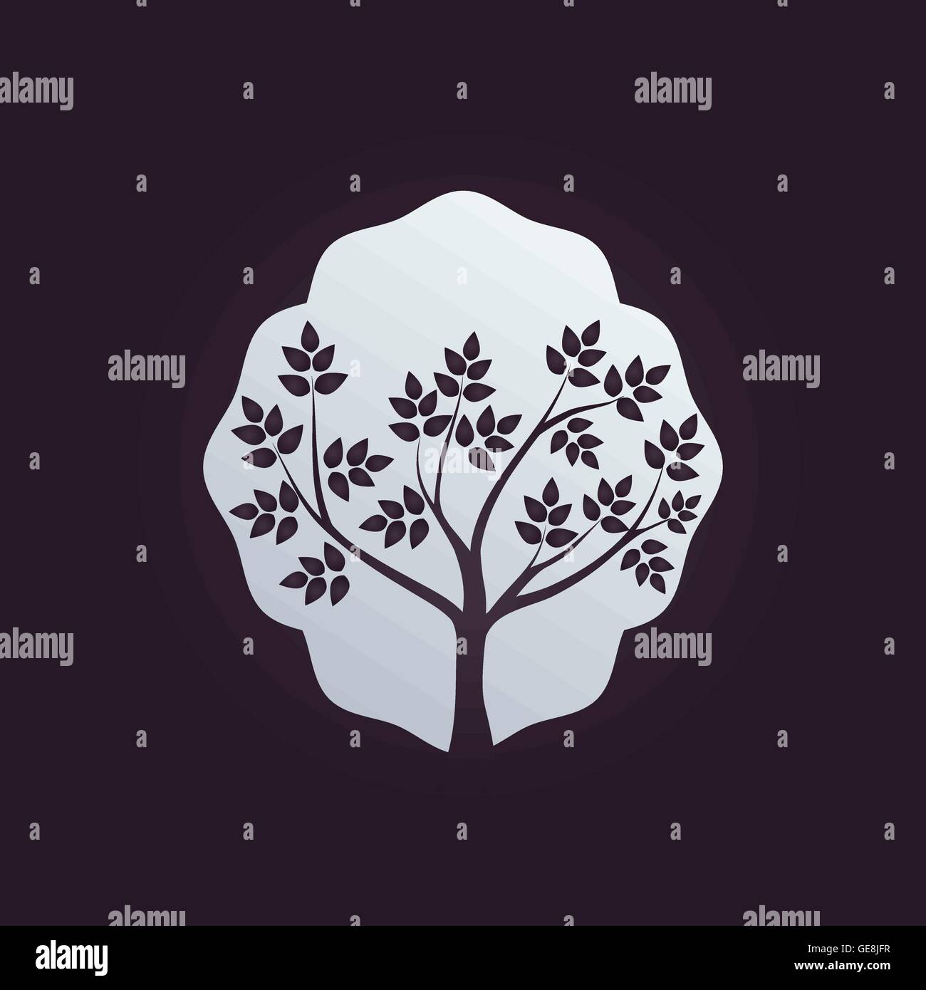 Tree logo vector Stock Vector Image & Art - Alamy