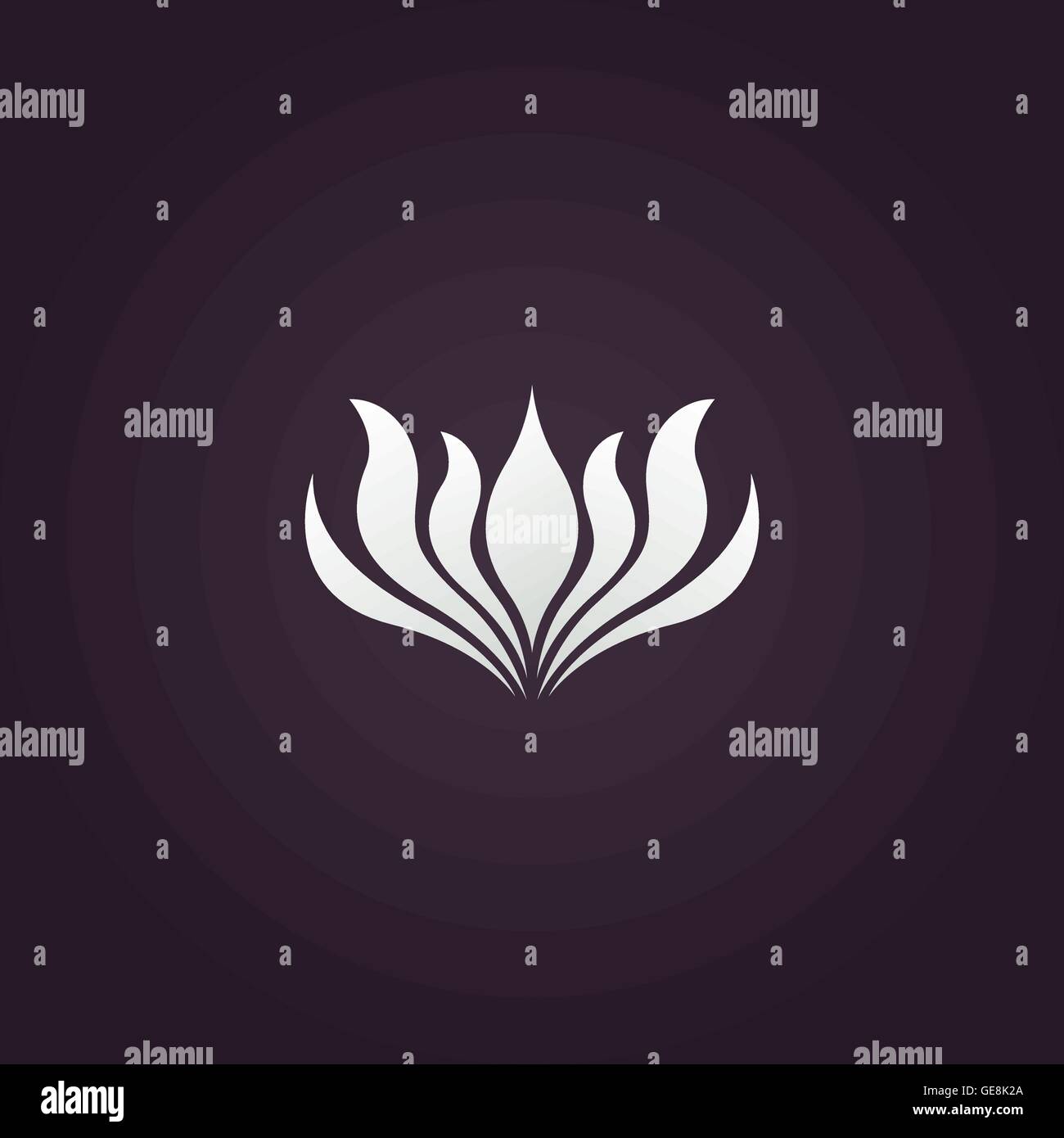 lotus flower logo vector Stock Vector Image & Art - Alamy