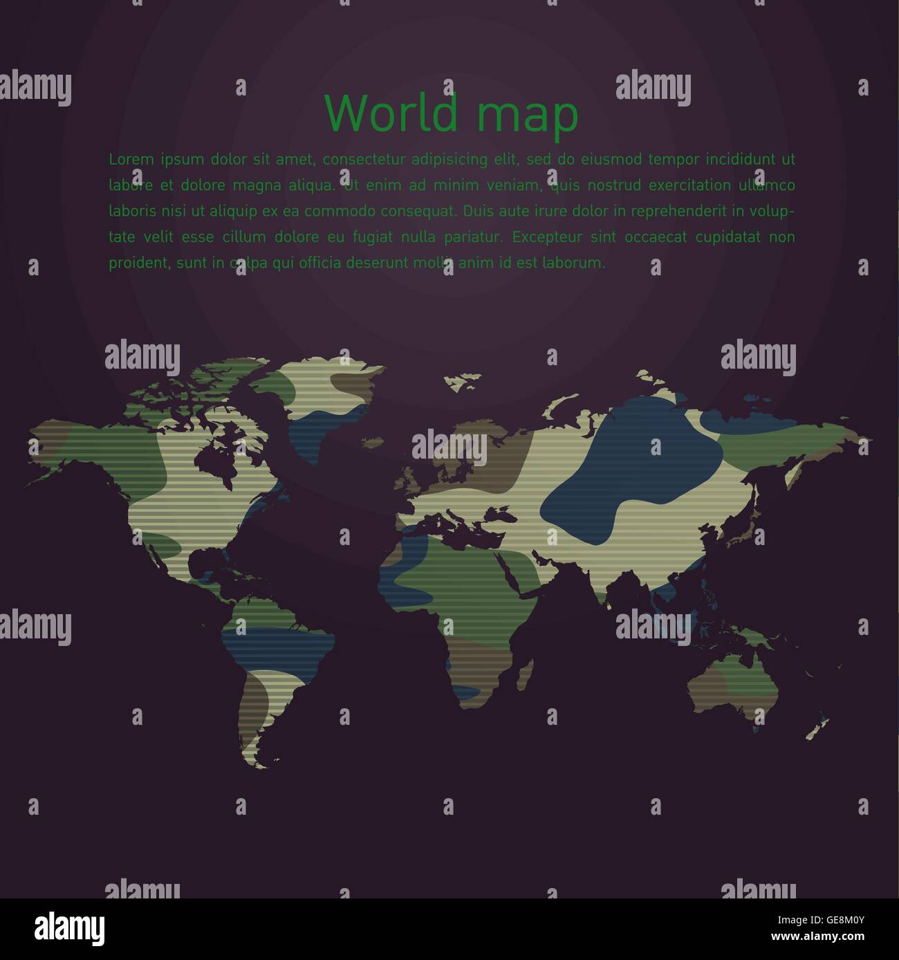 world map vector Stock Vector Image & Art - Alamy