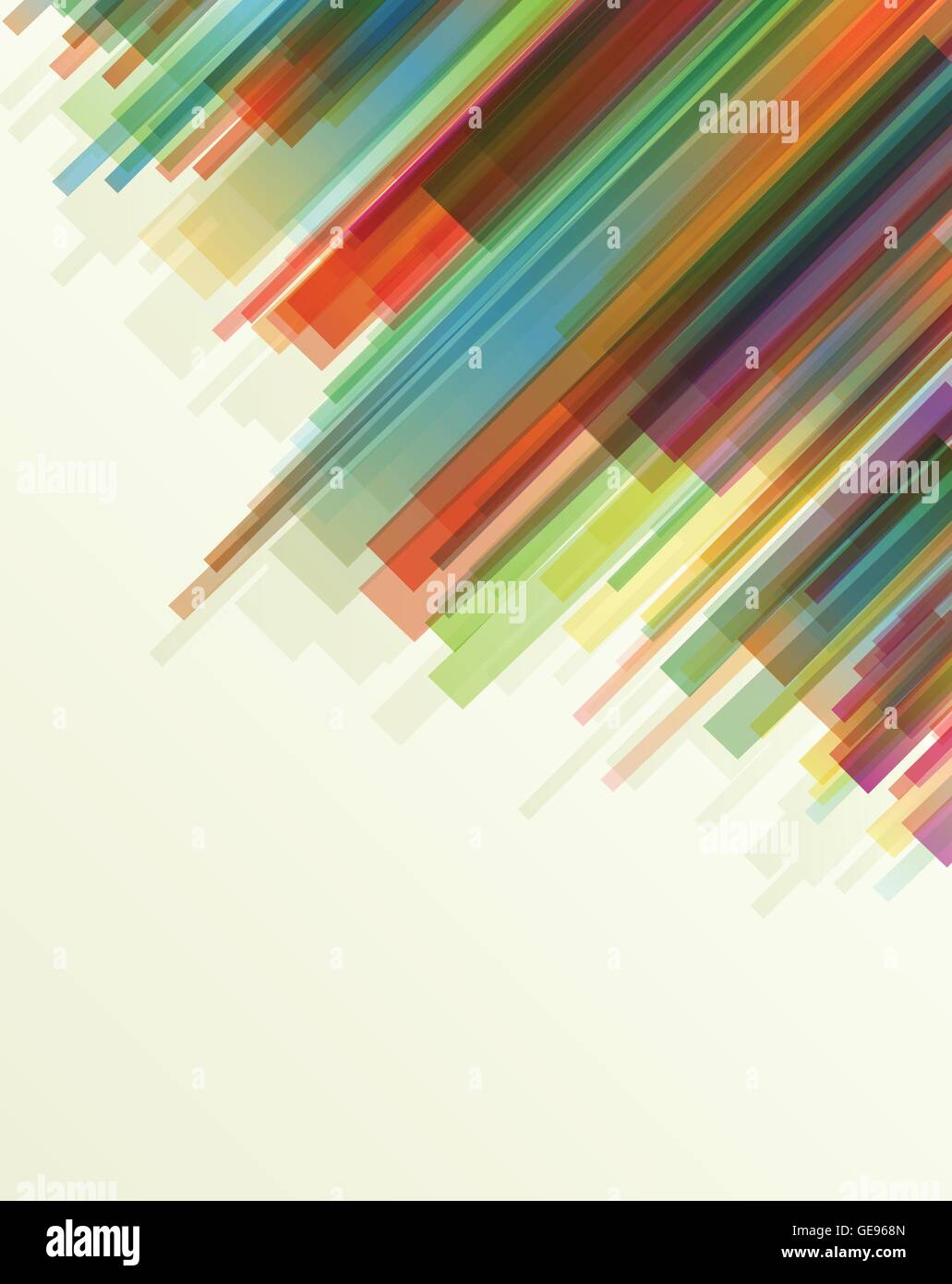 Colorful abstract lines transparent background concept vector ...