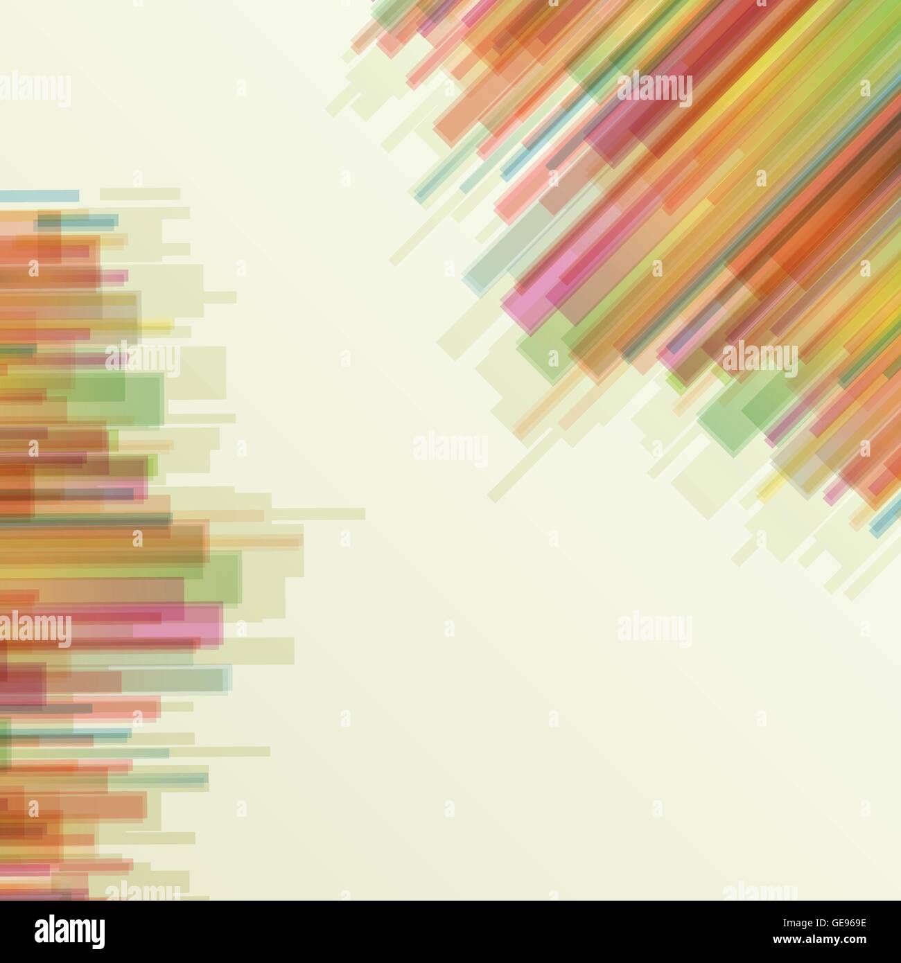 Colorful abstract lines transparent background concept vector ...