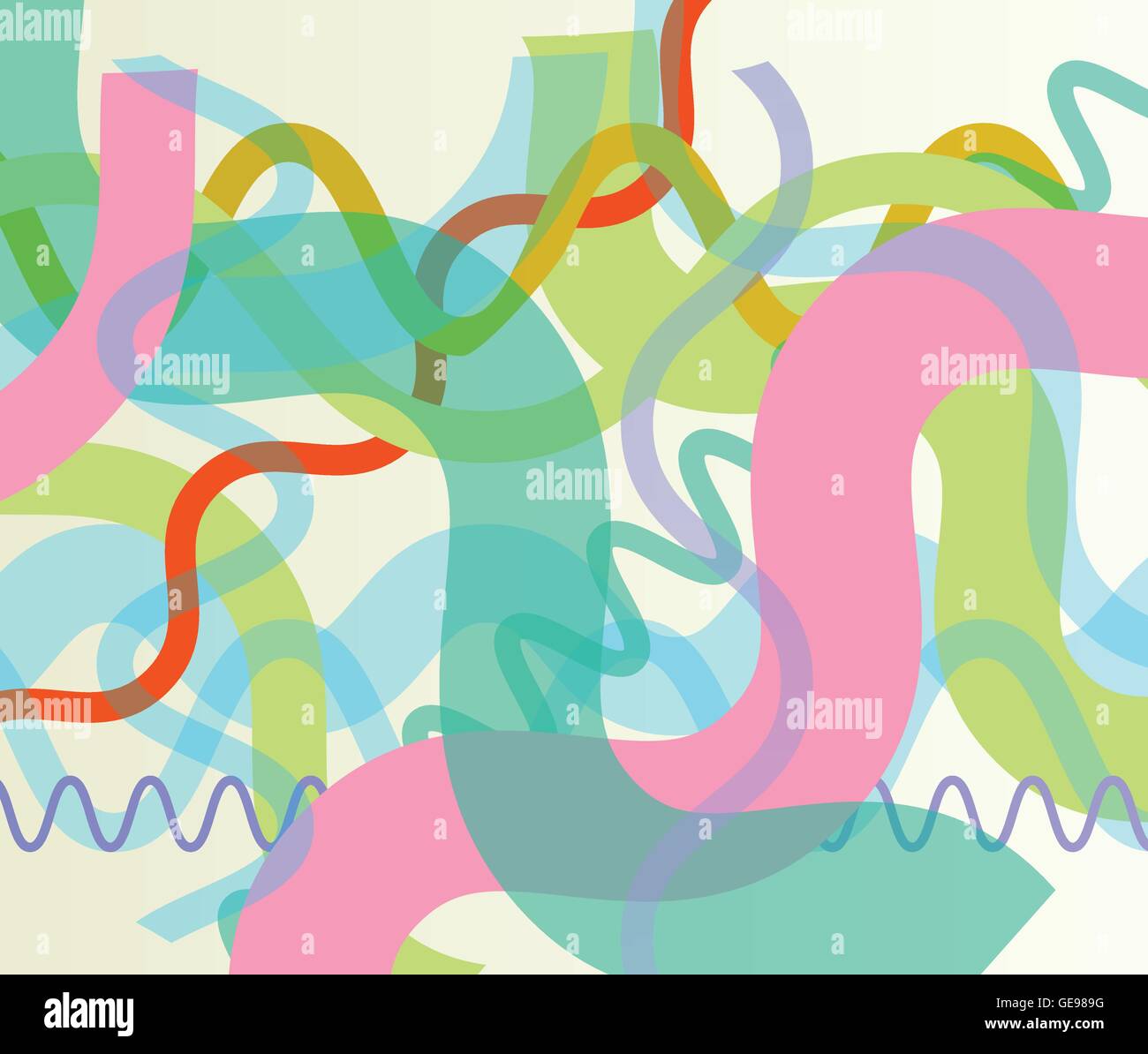 Abstract retro lines vector background template Stock Vector Image ...