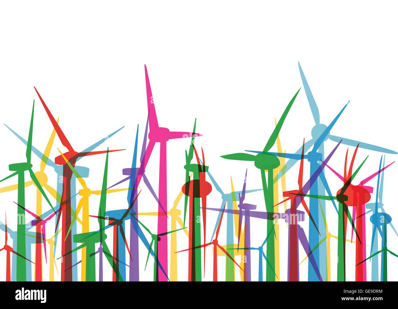 Wind power converter Stock Vector Images - Alamy